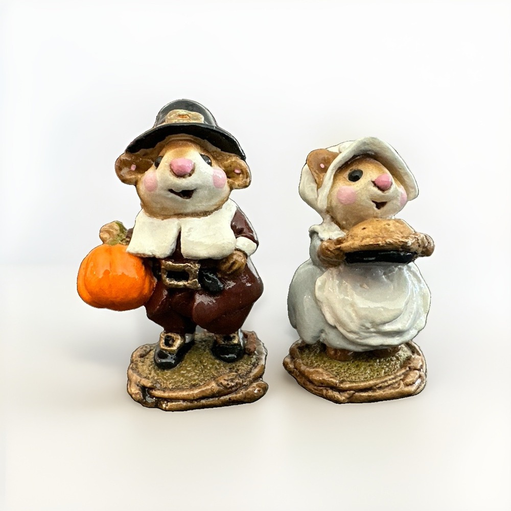 Wee Forest Folk Thanksgiving Pair M-118 and M-119 Anette Petersen